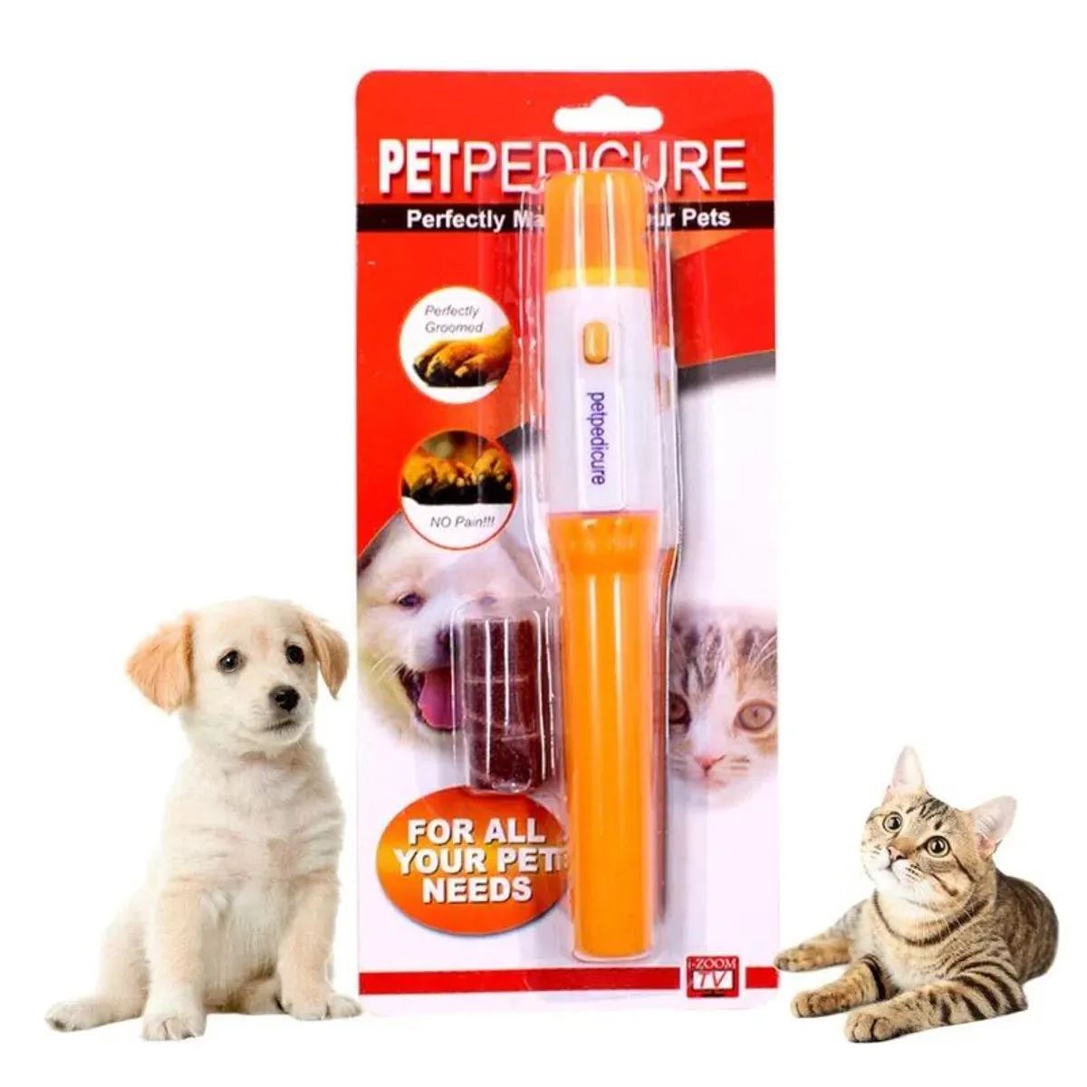 Lima de uñas para mascotas eléctrica PET PEDICURE